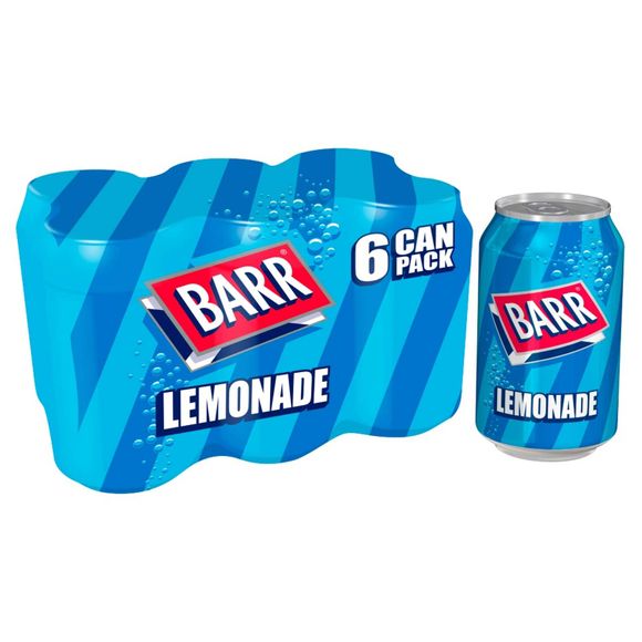 Barr Lemonade Cans 6 X 330ml